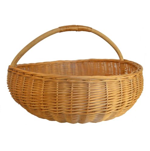 Cesta redonda mimbre