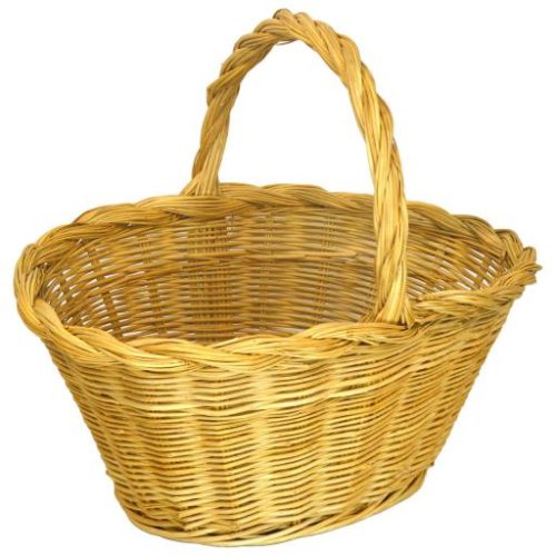 Cesta ovalada de retama
