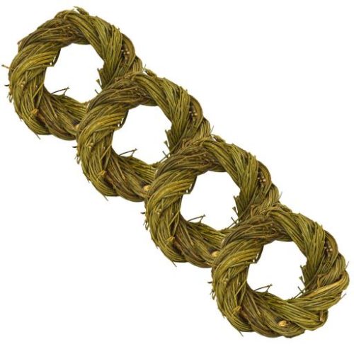 Set de 4 servilleteros de retama