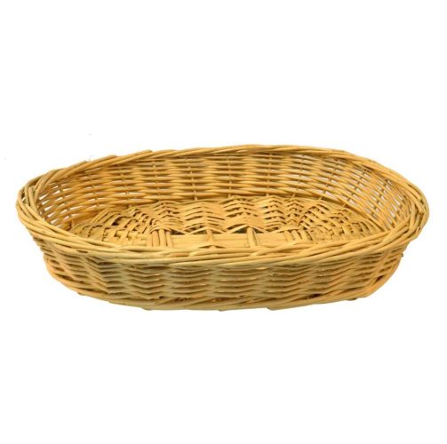 Bandeja ovalada mimbre