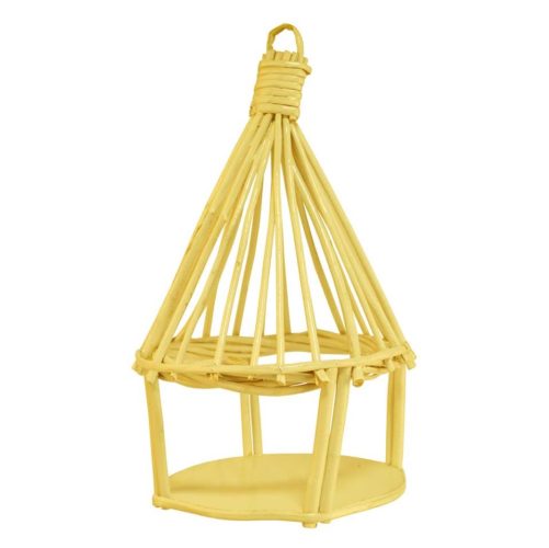 Jaula redonda amarilla