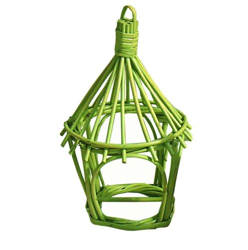 Jaula redonda verde