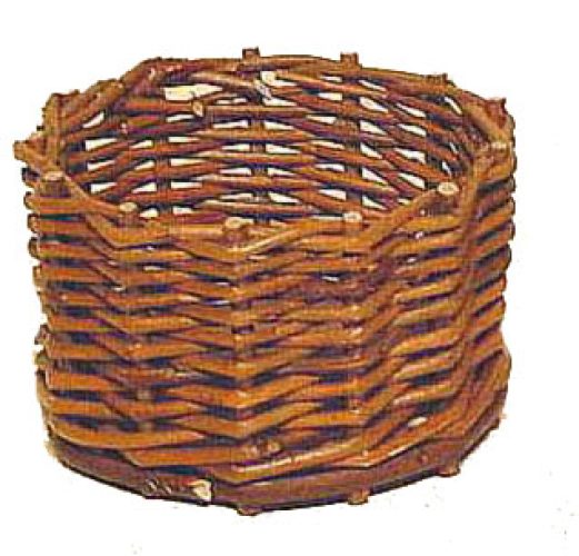 Macetero mimbre rústico