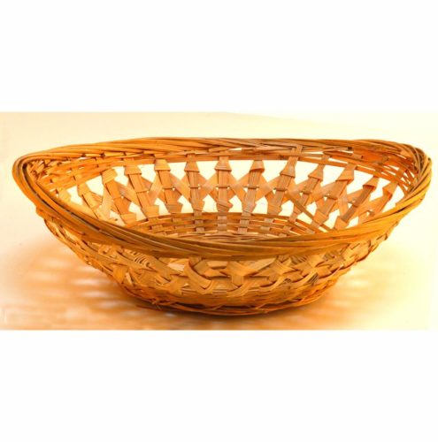 Bandeja ovalada bambú