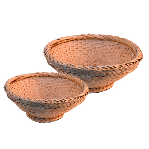 Set 2 bandejas redondas