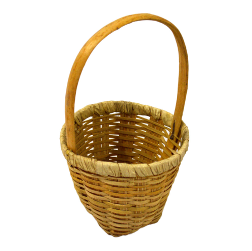 (Oferta) Cesta redonda de bambú