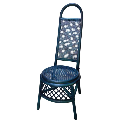 Silla bambú pintada