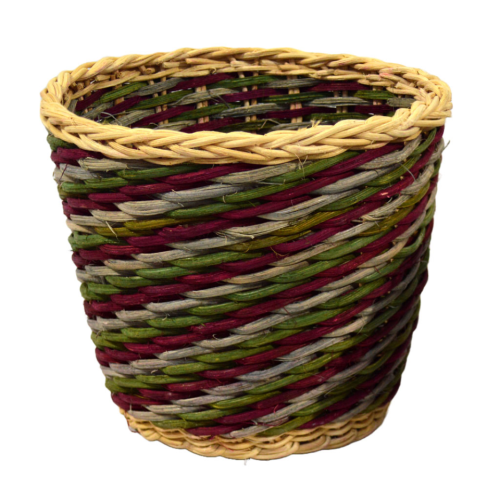 Macetero redondo médula color