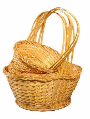 Set de  5 cestas bambú