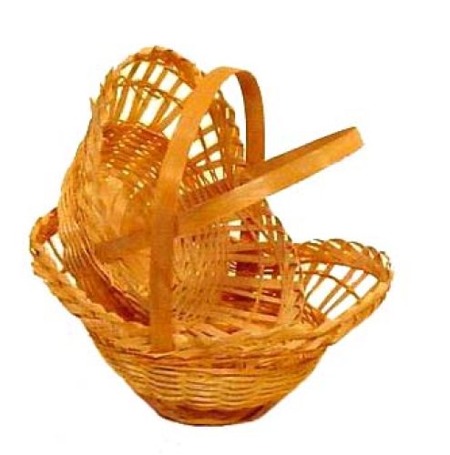 Juego de 2 cestas ovaladas