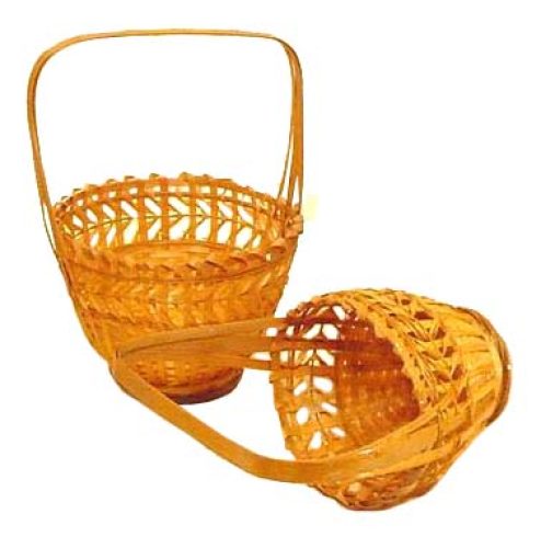 Set de 3 cestas bambú