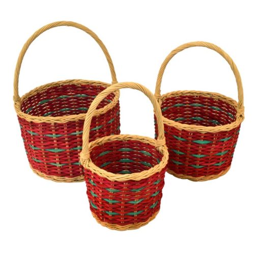 Set de 3 cestas médula