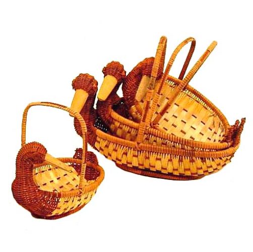 Set 4 cestas pato