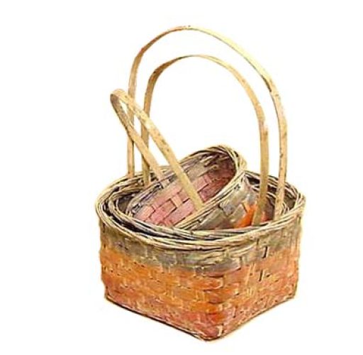 Set de 3 cestas cuadradas