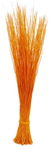 Atado mimbre teñido naranja