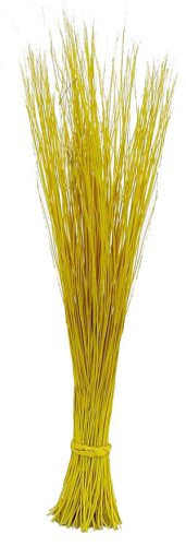 Atado mimbre teñido amarillo