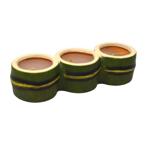 Candelabro 3 velas cerámica