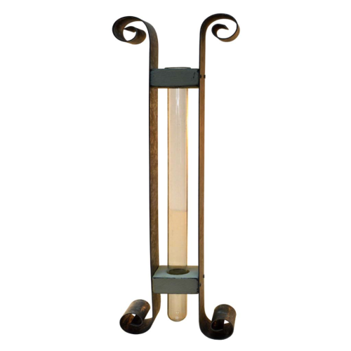 Florero hierro y cristal