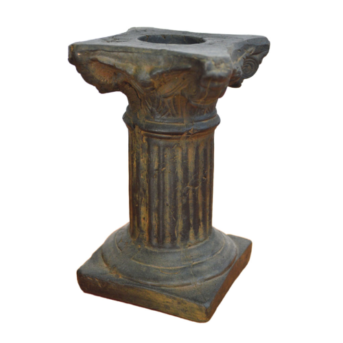 Candelabro columna de cerámica