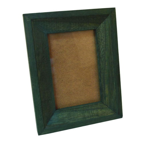 Portafoto madera verde