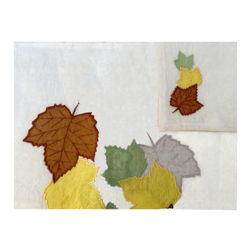 Mantel organdil hojas