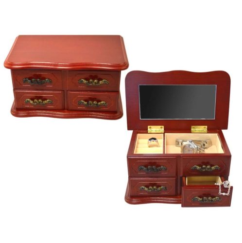 Joyero musical de madera