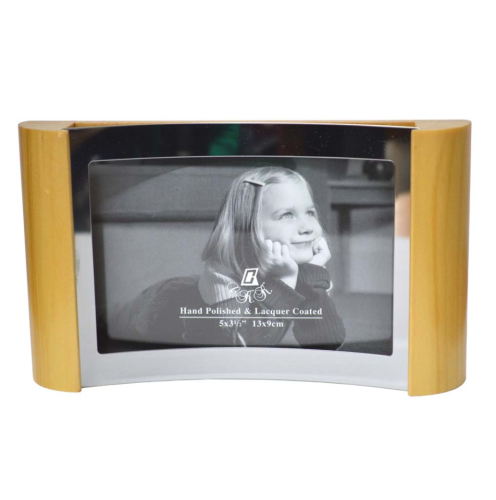 Portafotos madera y metal