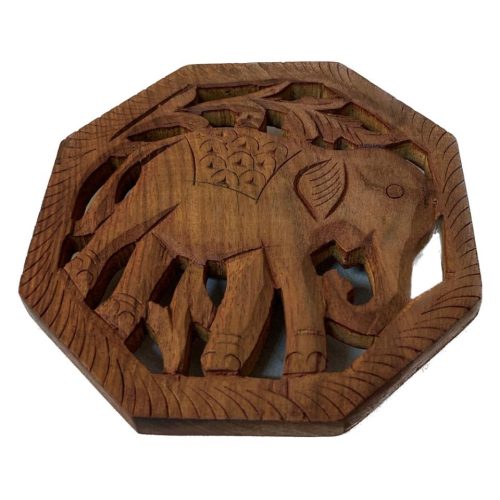 Salvamantel madera elefante