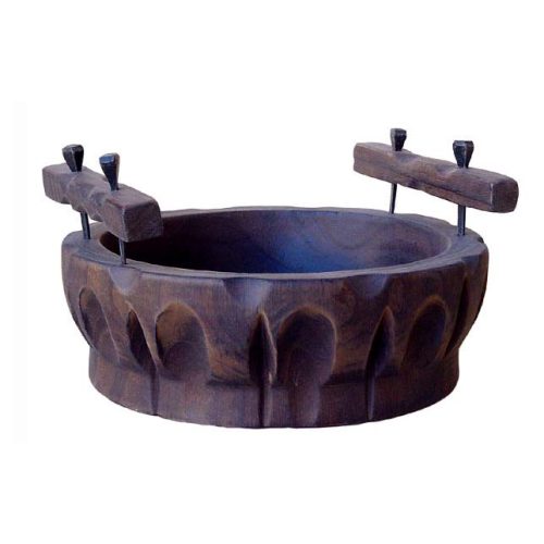 Cuenco madera con asas