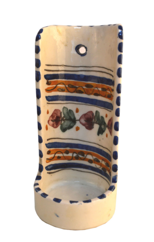 Palmatoria/Porta vela de cerámica