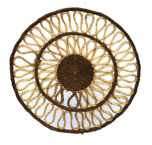 Salvamantel redondo sisal