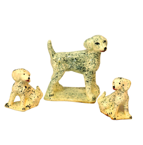 Familia dálmatas cerámica