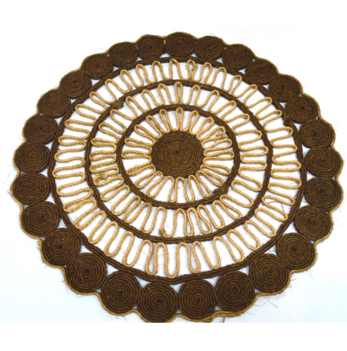 Salvamantel sisal marrón