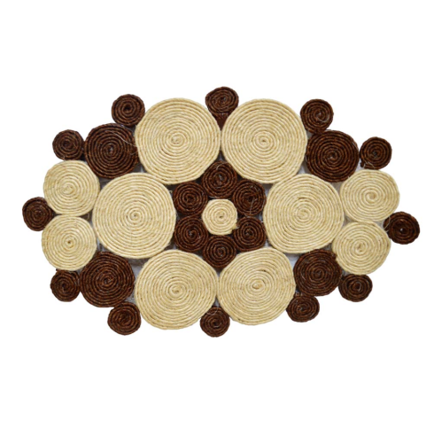 Salvamantel ovalado sisal