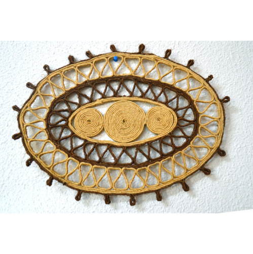 Salvamantel ovalado sisal