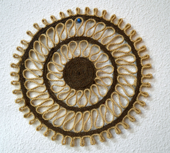 Salvamantel redondo sisal