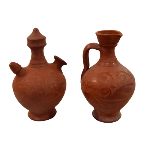 Botijo/Jarra de barro rojo