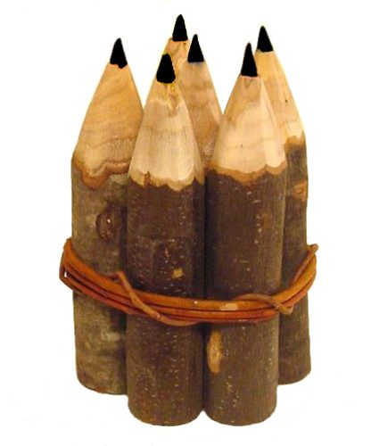 Manojo 6 lápices minas pintadas