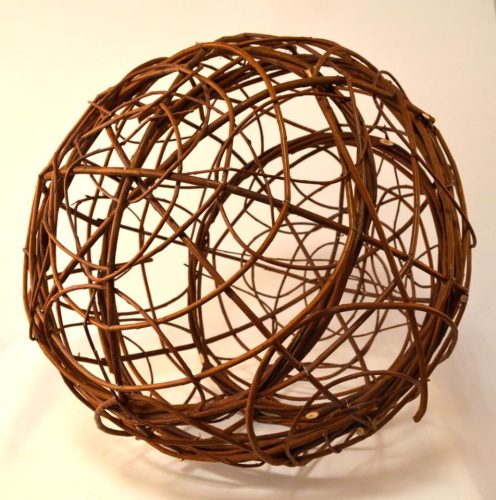 Bola mimbre rústico