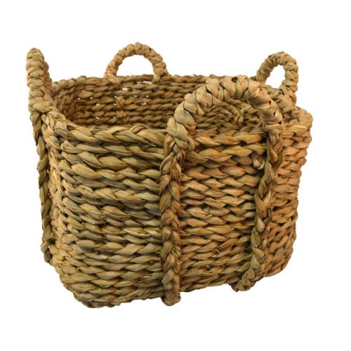 Macetero cuadrada de anea