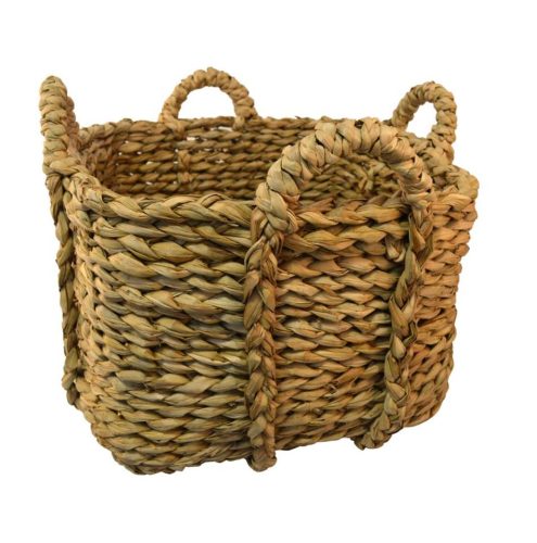 Leñera cuadrada de anea