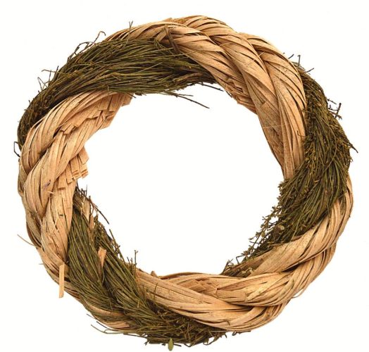 Corona de médula y retama