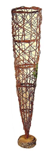 Cucurucho de mimbre rústico base de corcho