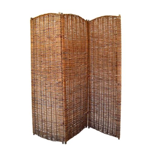 Biombo mimbre rústico