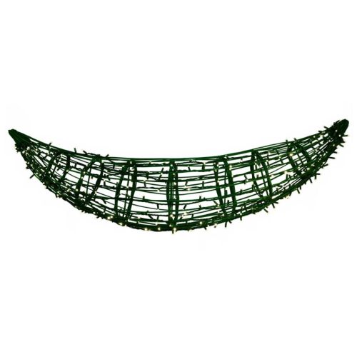 Guirnalda verde con luces