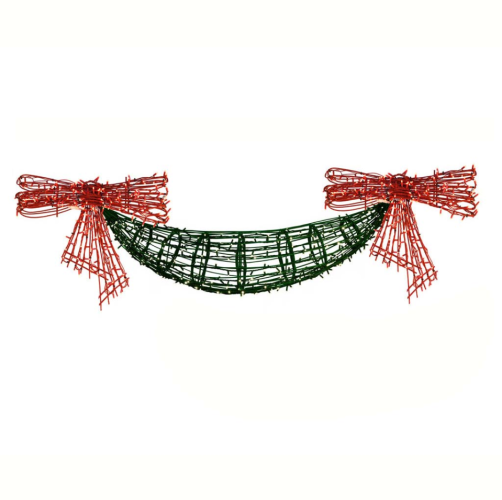 Guirnalda con lazos con luz