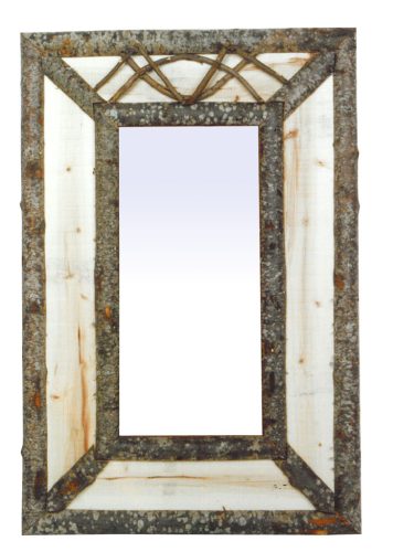 Espejo rústico con luna