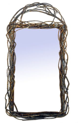 Espejo rústico con luna