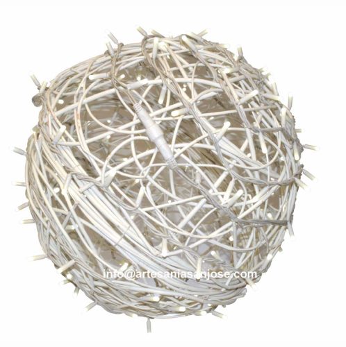 Bola blanca luz led
