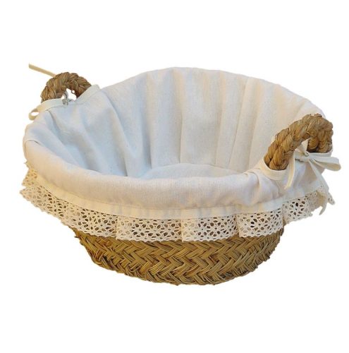 Canasto esparto forro calico